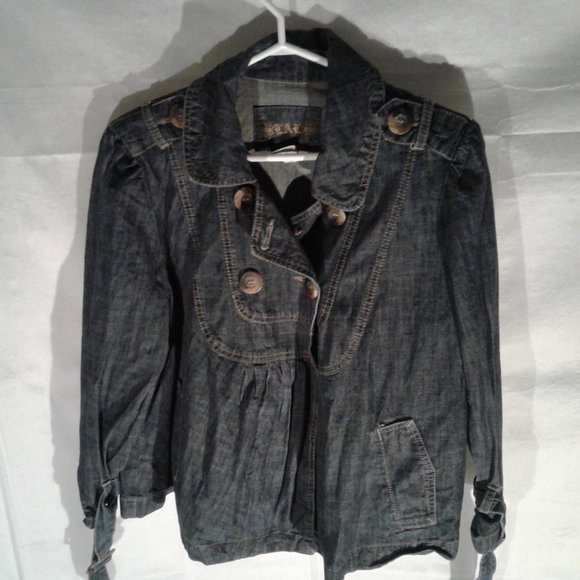 womens LAL denim jasket size XL - Picture 1 of 7